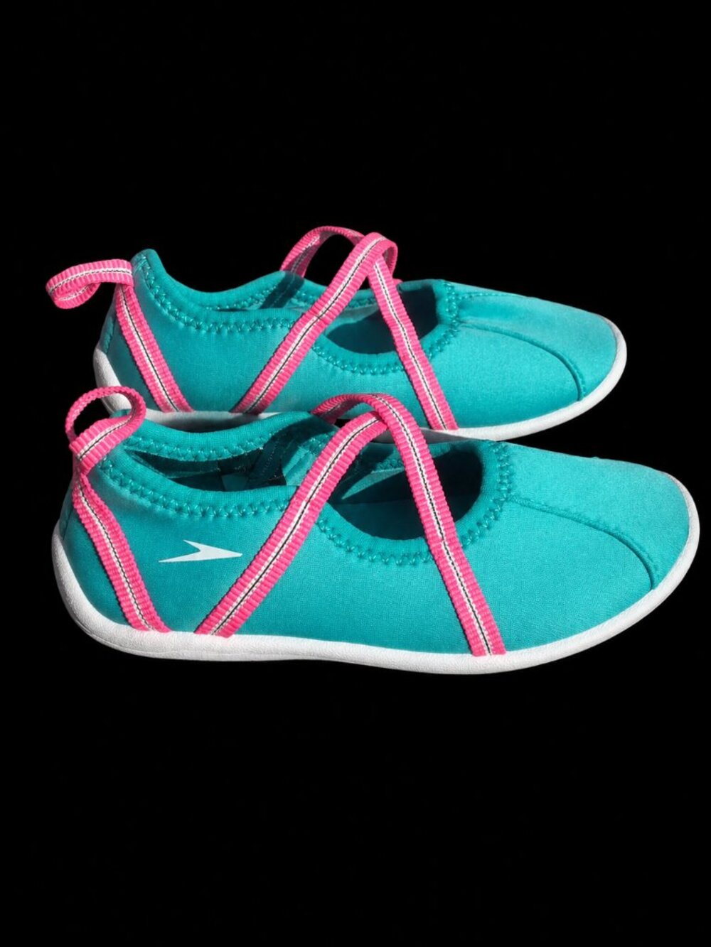 Speedo Kids Teal Pink Surfwalker Water Shoes, 9-10